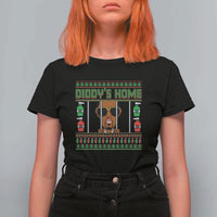 Funny Dirty Christmas Diddy's Home Diddy Party T Shirt For Women - Wonder Print Shop