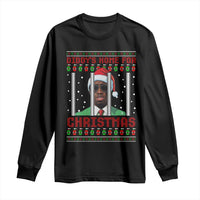 Funny Dirty Xmas Long Sleeve Shirt Diddy's Home For Christmas Diddy Party