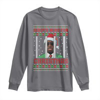 Funny Dirty Xmas Long Sleeve Shirt Diddy's Home For Christmas Diddy Party