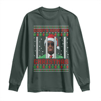 Funny Dirty Xmas Long Sleeve Shirt Diddy's Home For Christmas Diddy Party