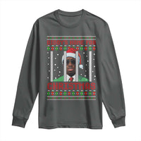 Funny Dirty Xmas Long Sleeve Shirt Diddy's Home For Christmas Diddy Party
