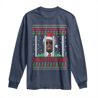 Funny Dirty Xmas Long Sleeve Shirt Diddy's Home For Christmas Diddy Party