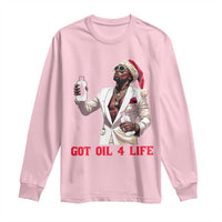 Funny Dirty Hiphop Xmas Long Sleeve Shirt Got Oil 4 Life Diddy Party