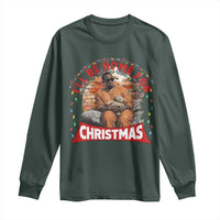 Funny Xmas Diddy Party Long Sleeve Shirt I'll Be Home For Christmas