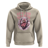 Valentine's Day Hoodie Love You Slow Much Funny Sloth Hearts Cute Lazy - Wonder Print Shop