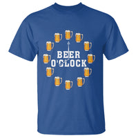 Funny Drinking T Shirt Beer O'Clock Time For Drinker - Wonder Print Shop