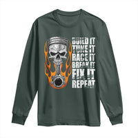 Racing Car Long Sleeve Shirt Build It Tune It Race It Break It
