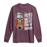 Racing Car Long Sleeve Shirt Build It Tune It Race It Break It