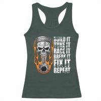 Racing Car Racerback Tank Top Build It Tune It Race It Break It