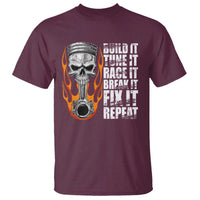 Racing Car T Shirt Build It Tune It Race It Break It