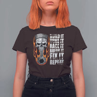 Racing Car T Shirt For Women Build It Tune It Race It Break It