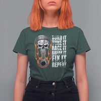Racing Car T Shirt For Women Build It Tune It Race It Break It