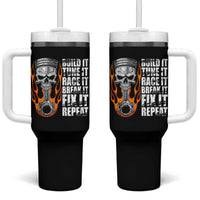 Racing Car Tumbler With Handle Build It Tune It Race It Break It