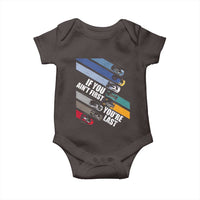 Car Racer Baby Onesie If You Ain't First You're Last