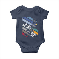 Car Racer Baby Onesie If You Ain't First You're Last
