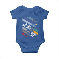 Car Racer Baby Onesie If You Ain't First You're Last