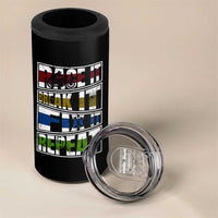 Racing 4 in 1 Can Cooler Tumbler Race It Break It Fix It Repeat Racer