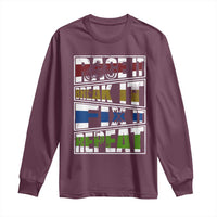 Racing Long Sleeve Shirt Race It Break It Fix It Repeat Racer
