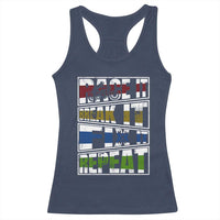 Racing Racerback Tank Top Race It Break It Fix It Repeat Racer