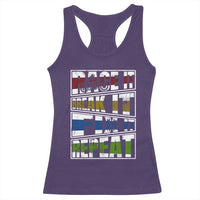 Racing Racerback Tank Top Race It Break It Fix It Repeat Racer