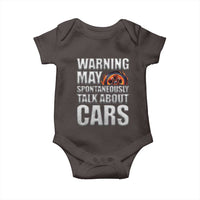 Car Lover Baby Onesie Warning May Spontaneously Talk About Cars