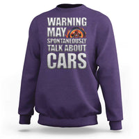 Car Lover Sweatshirt Warning May Spontaneously Talk About Cars