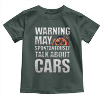 Car Lover Toddler T Shirt Warning May Spontaneously Talk About Cars