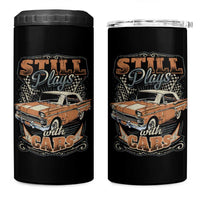 Funny Car Lover 4 in 1 Can Cooler Tumbler Still Plays With Cars