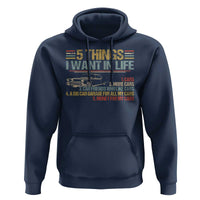 Car Lover Hoodie 5 Things I Want In Life Cars More Cars