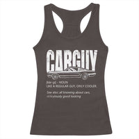 Car Lover Racerback Tank Top Car Guy Like A Regular Guy, Only Cooler