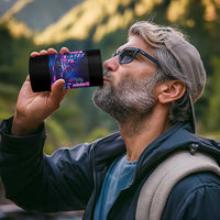 Tokyo Night Drive 4 in 1 Can Cooler Tumbler Retro Futuristic JDM Street Racing Aesthetic