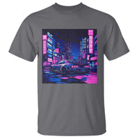 Tokyo Night Drive T Shirt Retro Futuristic JDM Street Racing Aesthetic