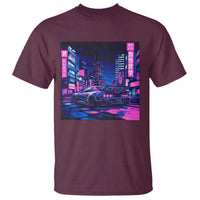 Tokyo Night Drive T Shirt Retro Futuristic JDM Street Racing Aesthetic