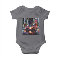 Tokyo Night Racer Baby Onesie JDM Street Racing Neon Aesthetic