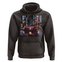 Tokyo Night Racer Hoodie JDM Street Racing Neon Aesthetic