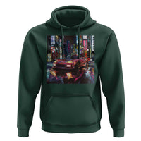 Tokyo Night Racer Hoodie JDM Street Racing Neon Aesthetic