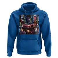 Tokyo Night Racer Hoodie JDM Street Racing Neon Aesthetic