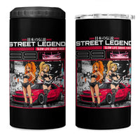 Street Legend JDM Anime 4 in 1 Can Cooler Tumbler