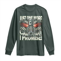 Funny Car Lover Long Sleeve Shirt Just One More Car Part I Promise