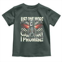 Funny Car Lover Toddler T Shirt Just One More Car Part I Promise