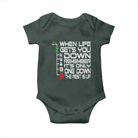 Motorcycle Lover Baby Onesie When Life Gets You Down