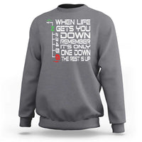 Motorcycle Lover Sweatshirt When Life Gets You Down