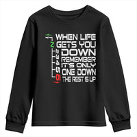 Motorcycle Lover Youth Sweatshirt When Life Gets You Down