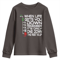 Motorcycle Lover Youth Sweatshirt When Life Gets You Down