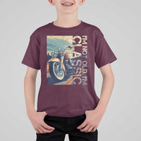 Funny Biker T Shirt For Kid I'm Not Old I'm Classic Motorcycle Rider