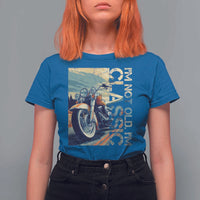 Funny Biker T Shirt For Women I'm Not Old I'm Classic Motorcycle Rider
