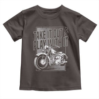 Motorcycle Rider Toddler T Shirt Take It Out And Play With It