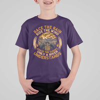 Motorcycle Rider T Shirt For Kid Race The Rain Ride The Wind Chase The Sunset