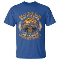 Motorcycle Rider T Shirt Race The Rain Ride The Wind Chase The Sunset