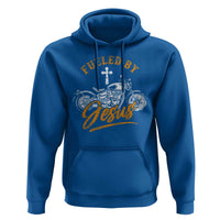 Motorcycle Rider Fueled By Jesus Hoodie